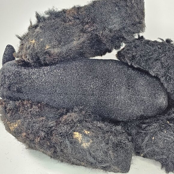 Vintage Articulated Snobby Black Poodle 14" Tall AS IS READ Steiff Hermann - Picture 11 of 12